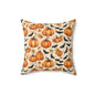 Halloween Pumpkin Bat Pillow, Decorative Throw Cushion for Fall Decor, Autumn Home Accents, Cozy Halloween Decor, Spooky Season Gift