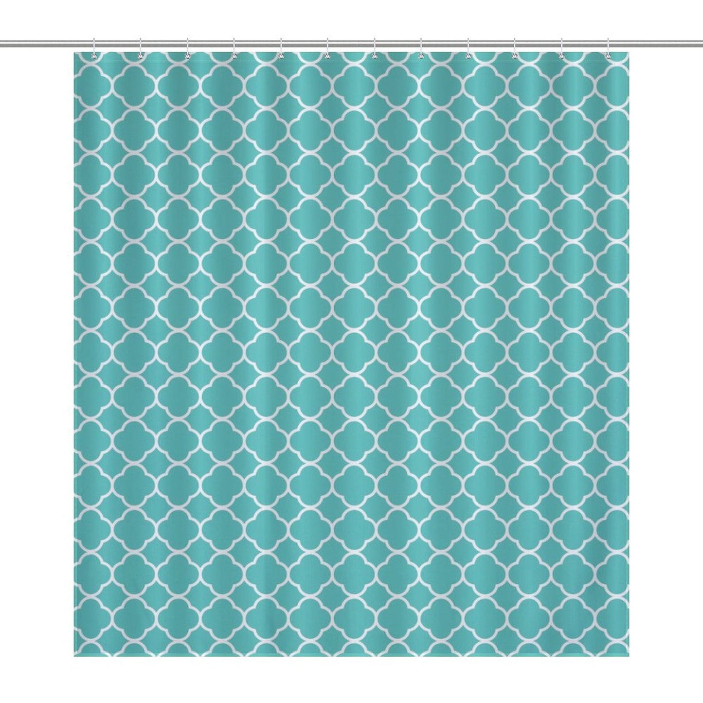 Flower Shower Curtain - Teal