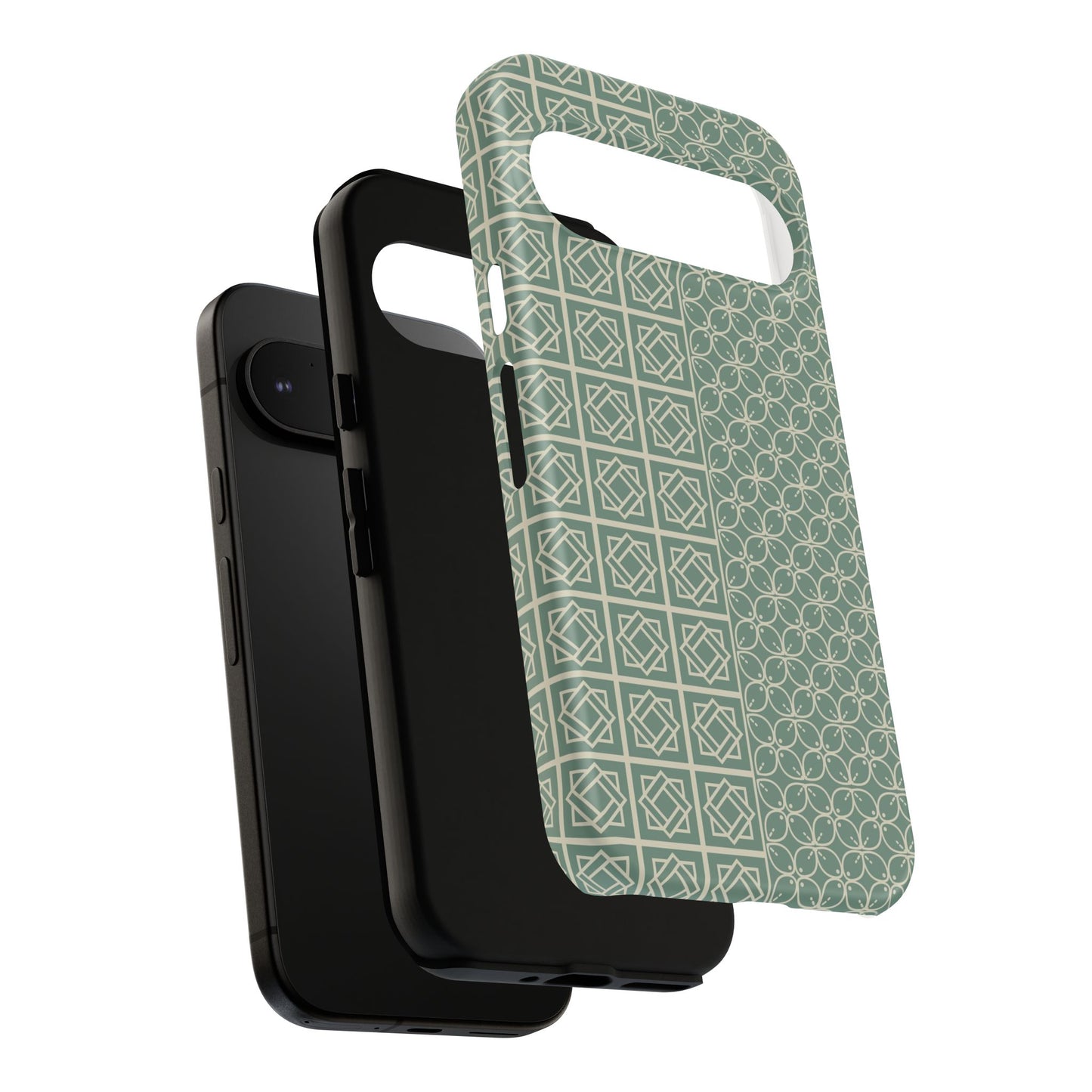 Stylish Phone Case with Geometric Patterns, Tough Cases, Durable Cell Phone Cover, Trendy Smartphone Accessory, Functional Gift Idea