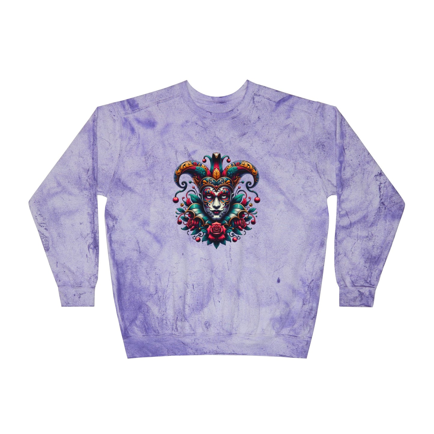 Vibrant Art-Inspired Unisex Sweatshirt, Colorful Crewneck