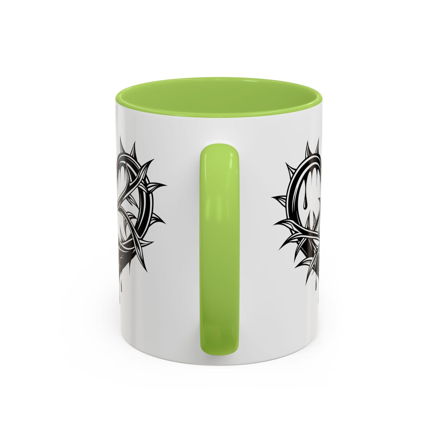 Gothic Heart Mug, Unique Art Coffee Cup for Gifting, Gothic Home Decor, Perfect for Friends, Gothic Style Drinkware