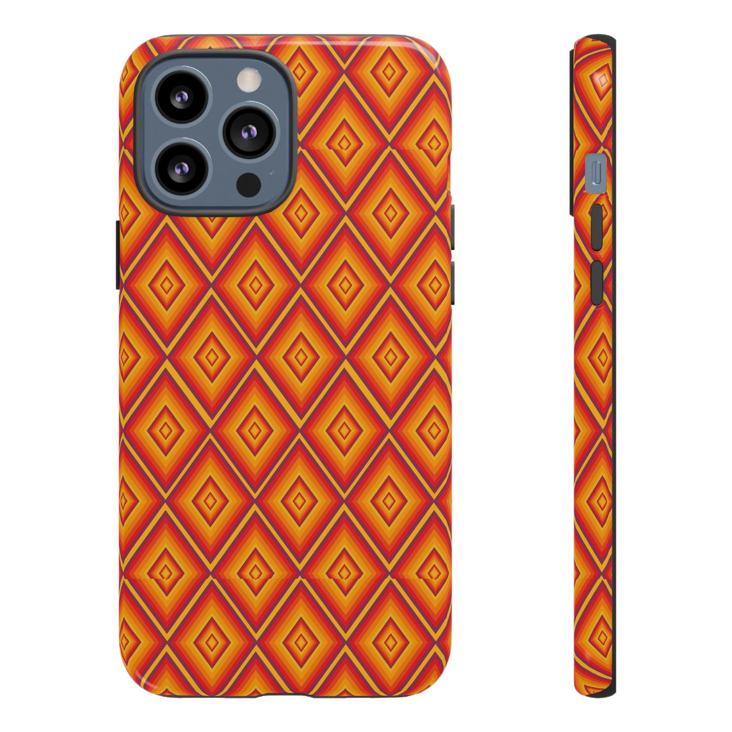 Geometric Phone Case, Tough Cases for Protection, Stylish Smartphone Cover, Vibrant Patterned Phone Accessory, Unique Gift Idea, [...]