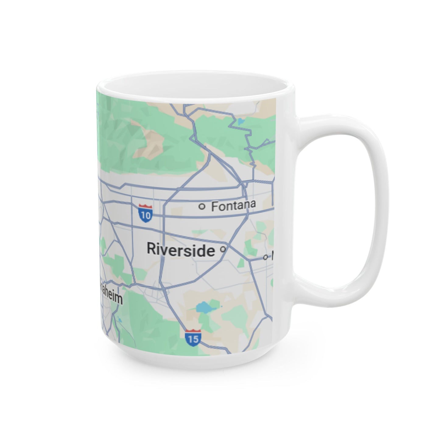 Personalized Los Angeles, CA Map Ceramic Mug | Custom Location Coffee Cup, Travel Keepsake, Gift for Her, Housewarming, Adventure Lover