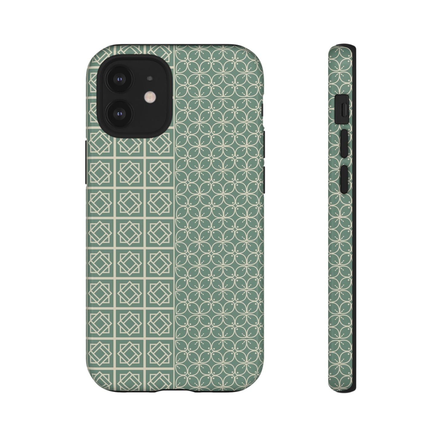 Stylish Phone Case with Geometric Patterns, Tough Cases, Durable Cell Phone Cover, Trendy Smartphone Accessory, Functional Gift Idea