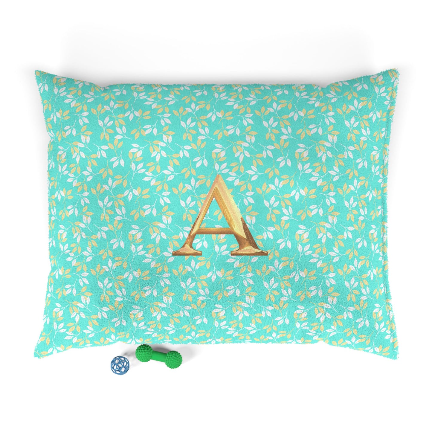 Personalized Floral Pet Bed for Dogs & Cats, Cozy Pet Cushion, Customizable Animal Resting Spot, Ideal Gift for Pet Lovers