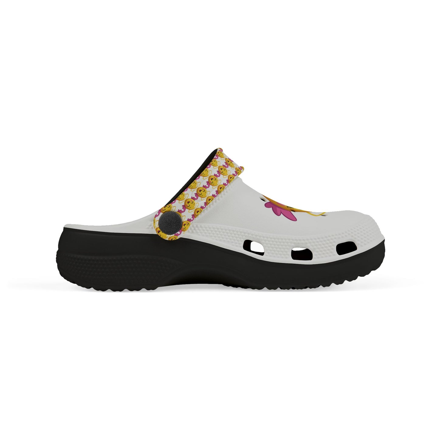 Smiley Kid's EVA Foam Clogs, Fun Summer Footwear for Kids, Cute Play Shoes, Perfect for Outdoor Adventures, Happy Face Design