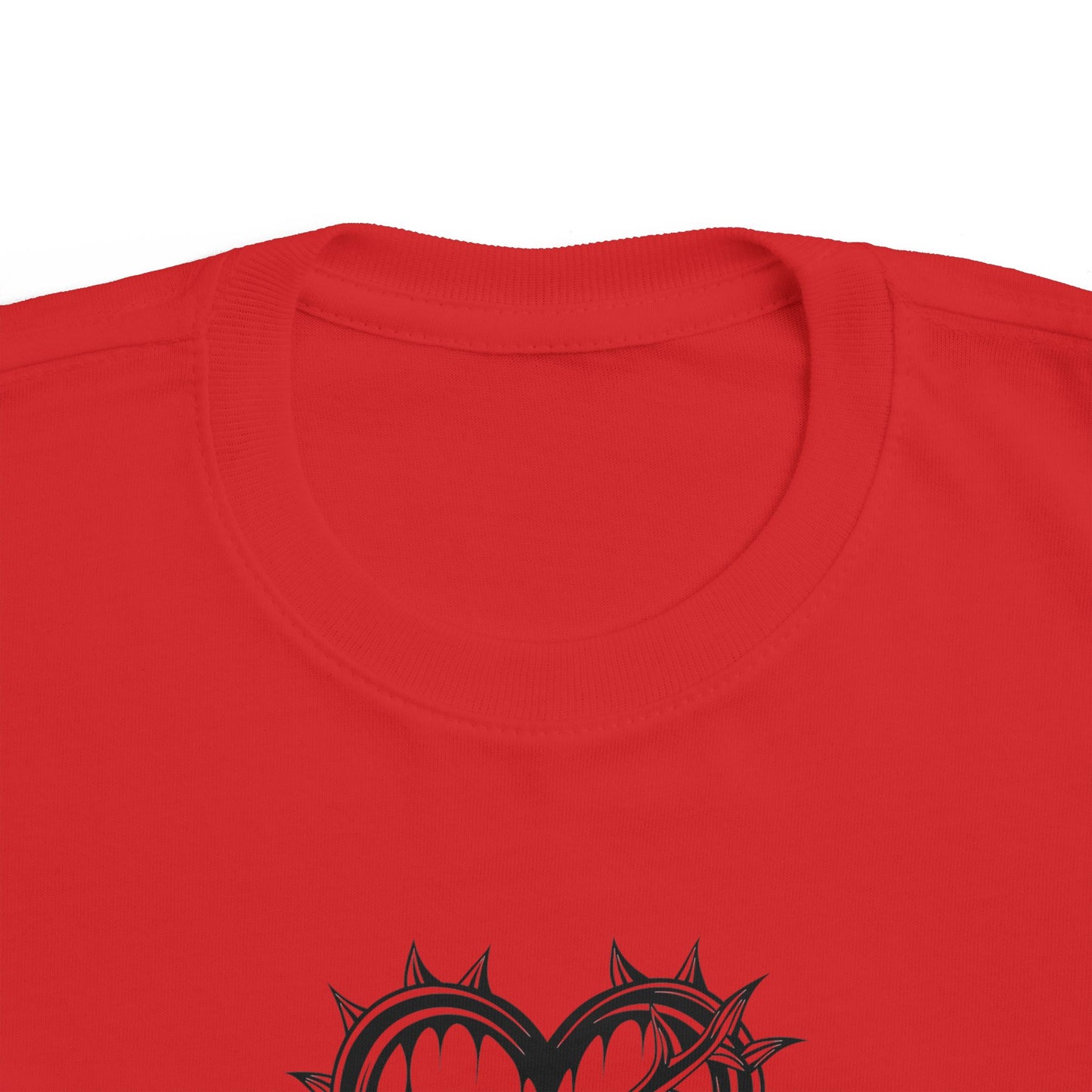 Toddler's Heart & Thorn Tee, Cute Kids T-Shirt, Children's Graphic Shirt, Gift for Toddlers, Cool Summer Outfit