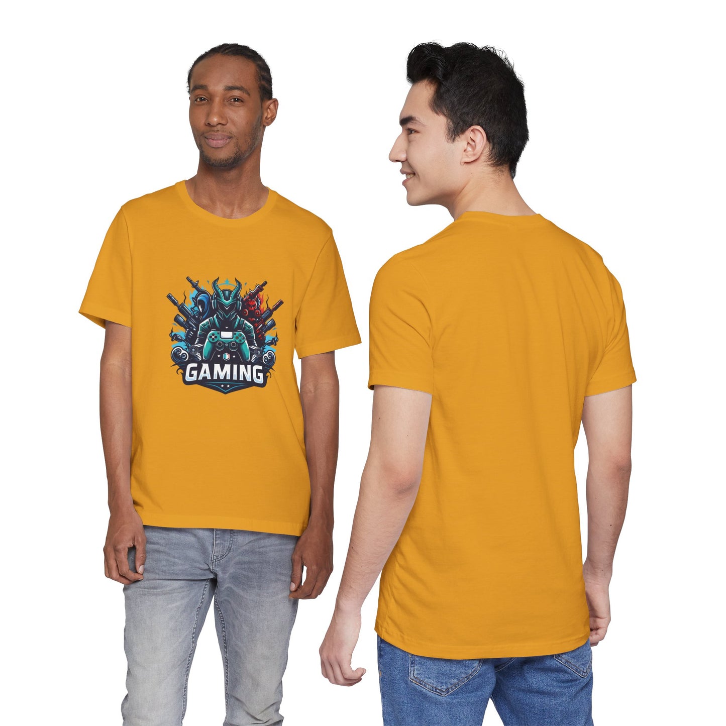 Gaming Controller Emblem Tee — Esports Gamer Graphic T-Shirt