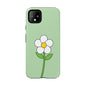 Floral Phone Case - Tough Cases for Nature Lovers, Cute Green Flower Design, iPhone Cover, Gift for Her, Spring Accessories