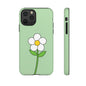 Floral Phone Case - Tough Cases for Nature Lovers, Cute Green Flower Design, iPhone Cover, Gift for Her, Spring Accessories
