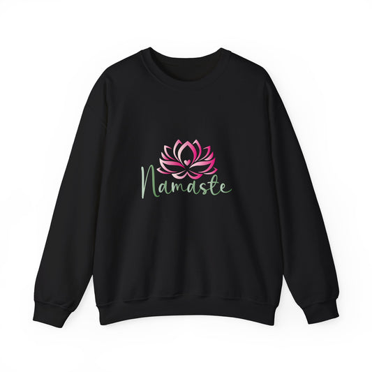 Namaste Lotus Sweatshirt — Cozy Yoga Crewneck for Meditation & Mindfulness