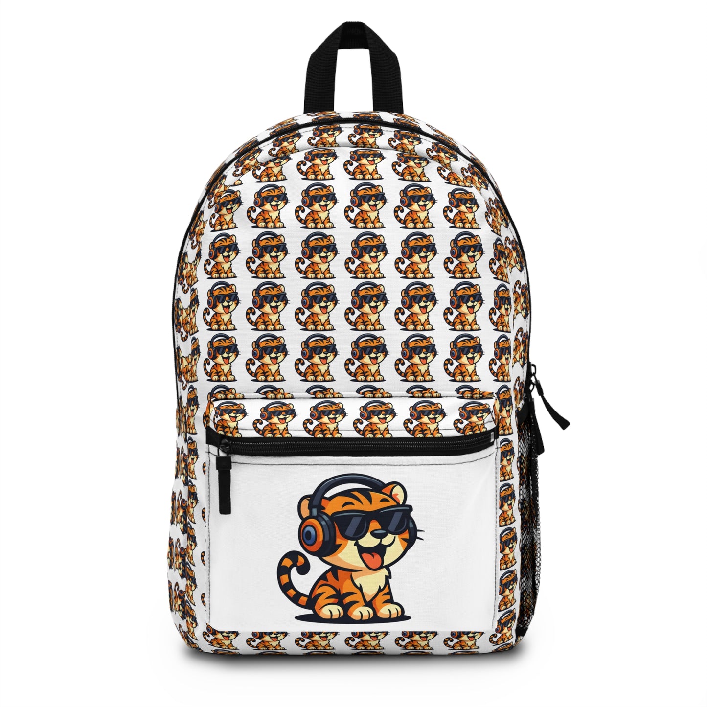 Cool Tiger Backpack, Fun School Bag, Trendy Kids Backpack, Unique Travel Bag, Stylish Everyday Backpack