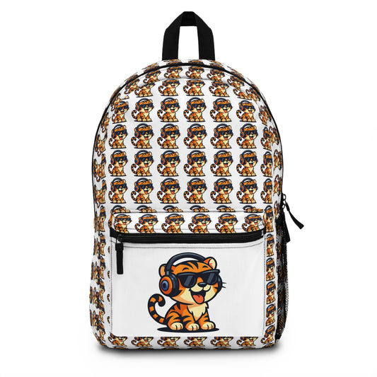 Cool Tiger Backpack, Fun School Bag, Trendy Kids Backpack, Unique Travel Bag, Stylish Everyday Backpack