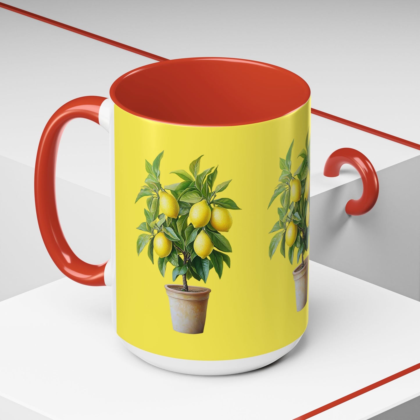 Lemon Tree Accent Coffee Mug - Cheerful Gift for Garden Lovers, Unique Kitchen Decor, Spring Celebration, Housewarming Present, [...]