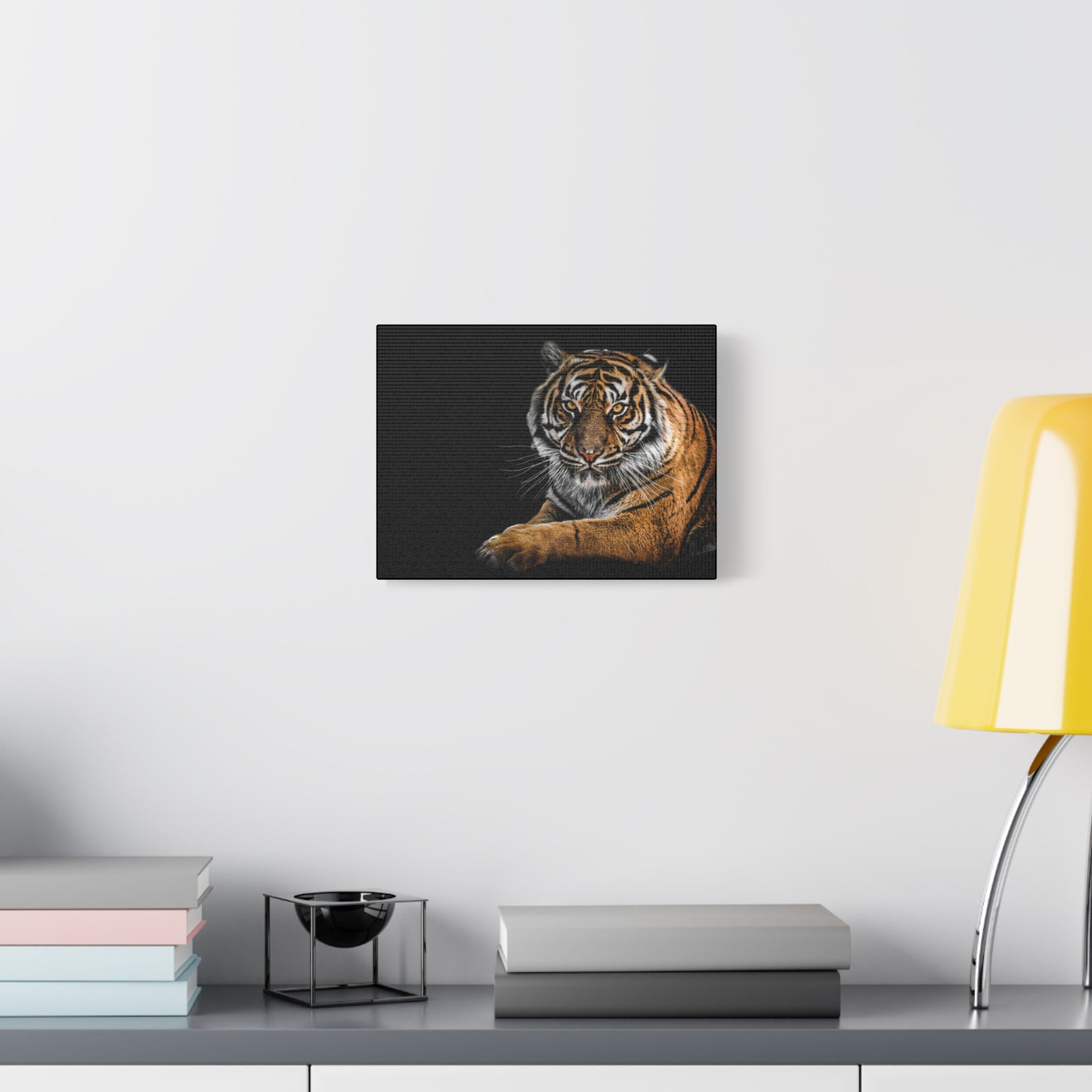 Majestic Tiger Canvas Art, Perfect for Animal Lovers, Home Decor, Gift for Wildlife Enthusiasts, Modern Wall Art, 1.25" Depth