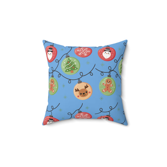 Festive Holiday Pillow, Seasonal Home Decor Cushion, Christmas Throw Pillow, Cute Decorative Accent, Cozy Winter Gift