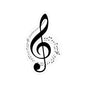 Musical Notes Kiss-Cut Stickers - Perfect for Musicians, Laptops, Water [...]