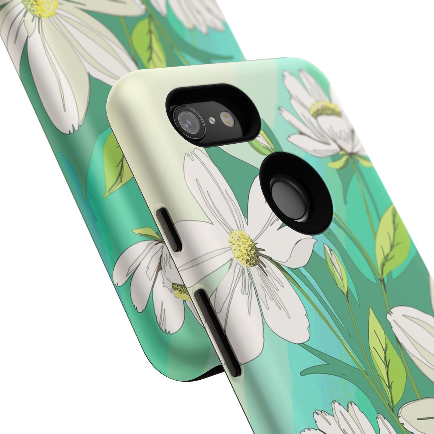 Floral Phone Case, Tough Cases, Flower Design, Nature Inspired, Eco-Friendly Cover, Unique Gift for Her, Spring Accessories