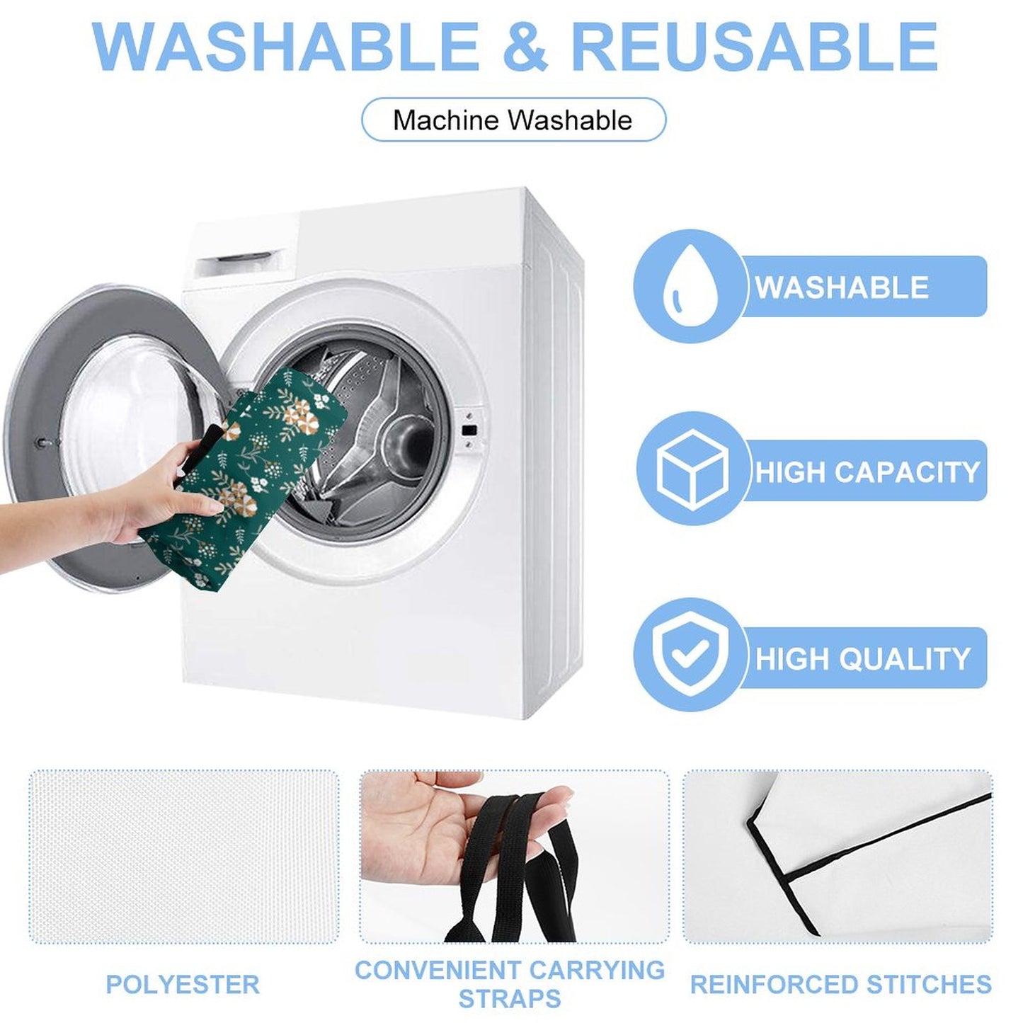 Large One Shoulder Shopping Bag