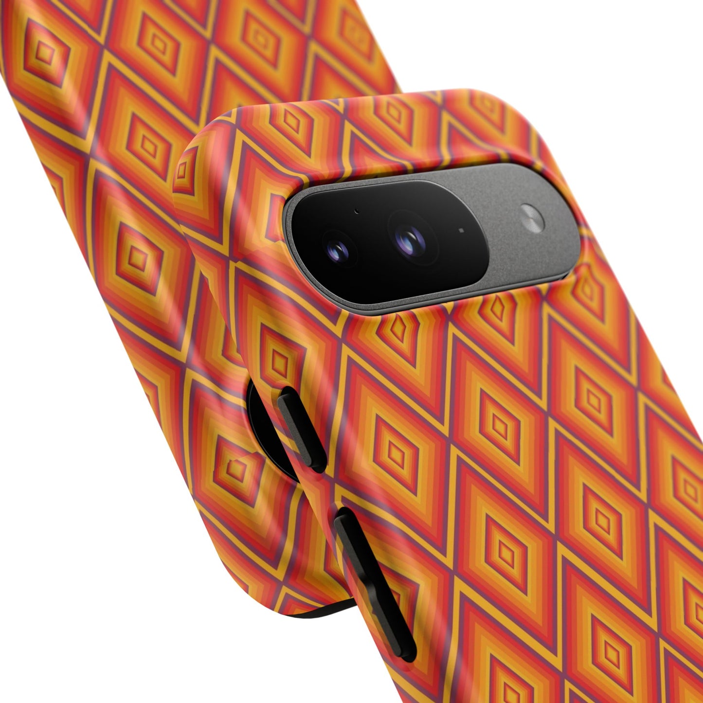 Geometric Phone Case, Tough Cases for Protection, Stylish Smartphone Cover, Vibrant Patterned Phone Accessory, Unique Gift Idea, [...]