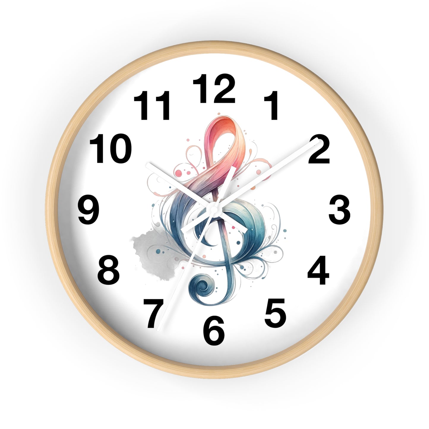 Wall Clock Musical note