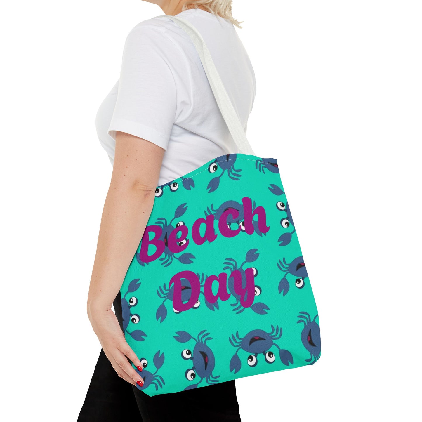 Beach Day Tote Bag, Summer Beach Essentials, Gift for Ocean Lovers, Eco-Friendly Shopping Bag, Fun Beach tote, Casual Day Out.
