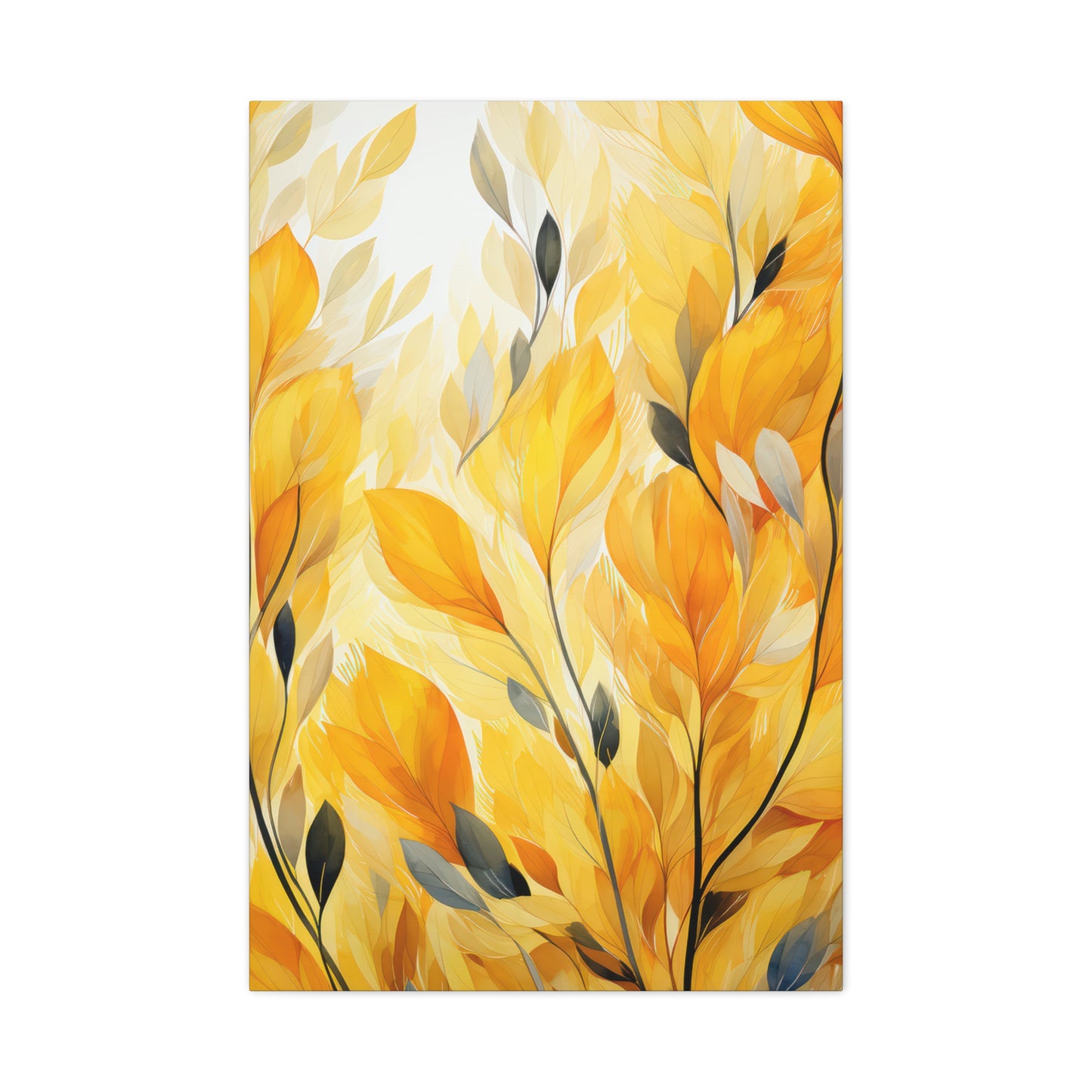 Gorgeous Yellow Matte Canvas Art Print, Stretched, 1.25"