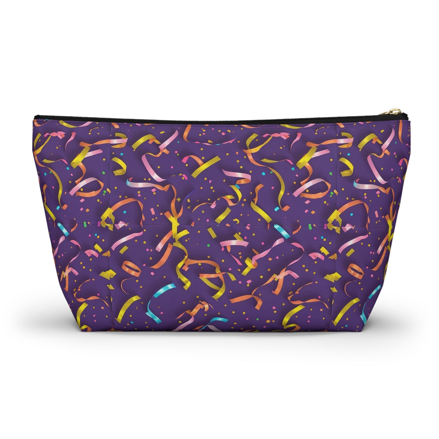 Celebrate in Style: Colorful Confetti Accessory Pouch, Party Gift, Makeup Bag, Organizing Pouch, Fun Travel Case, Multipurpose Zipper Pouch