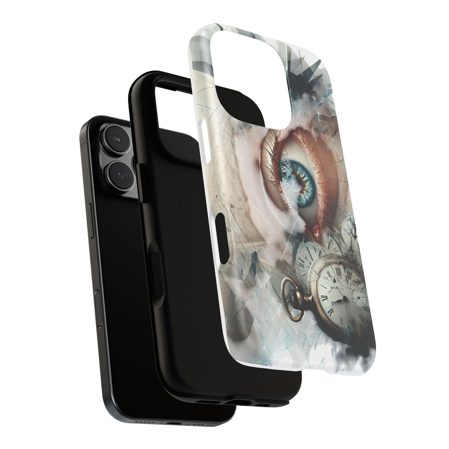 Artistic Eye Phone Case, Unique Smartphone Cover, Whimsical Gift for Art Lovers, Trendy Tech Accessory, Birthday Present, Holiday Gift