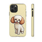 Cute Dog Phone Case, Pet Lover Gift, Custom Phone Cover, Cartoon Dog Case, Durable Phone Accessory