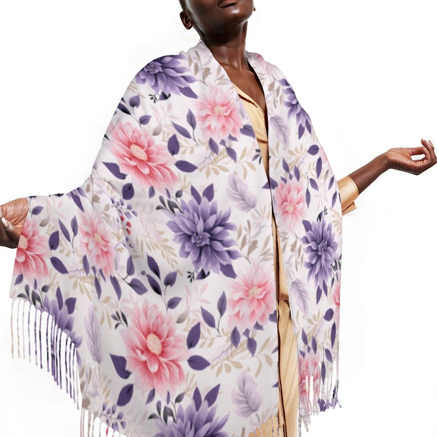 Cashmere-like Tassel Scarf