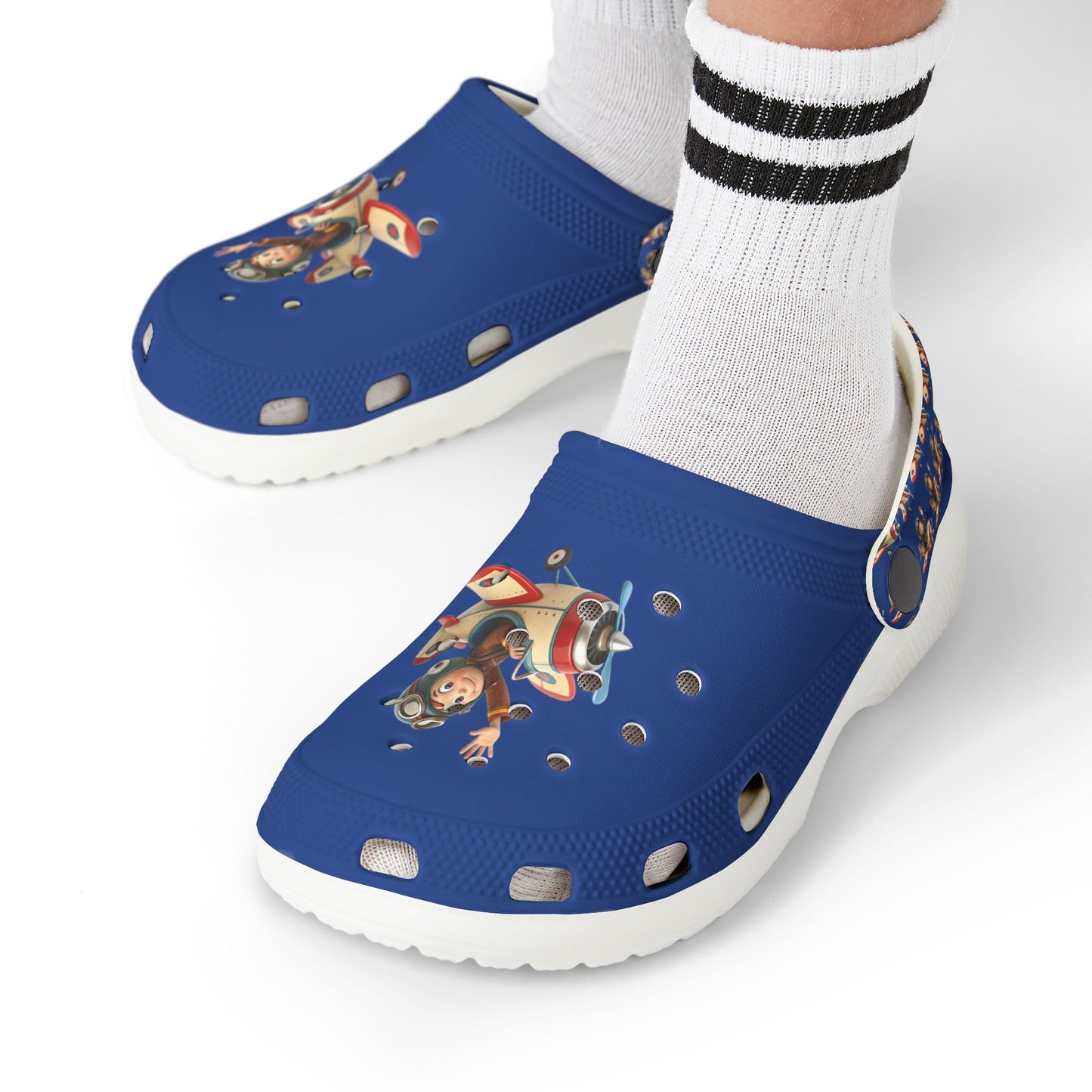 Kid's Fun Foam Clogs - Playful Aviation Theme, Lightweight Slip-On Shoes for Kids, Perfect for Summer Play, Beach Trips, and Outdoor [...]