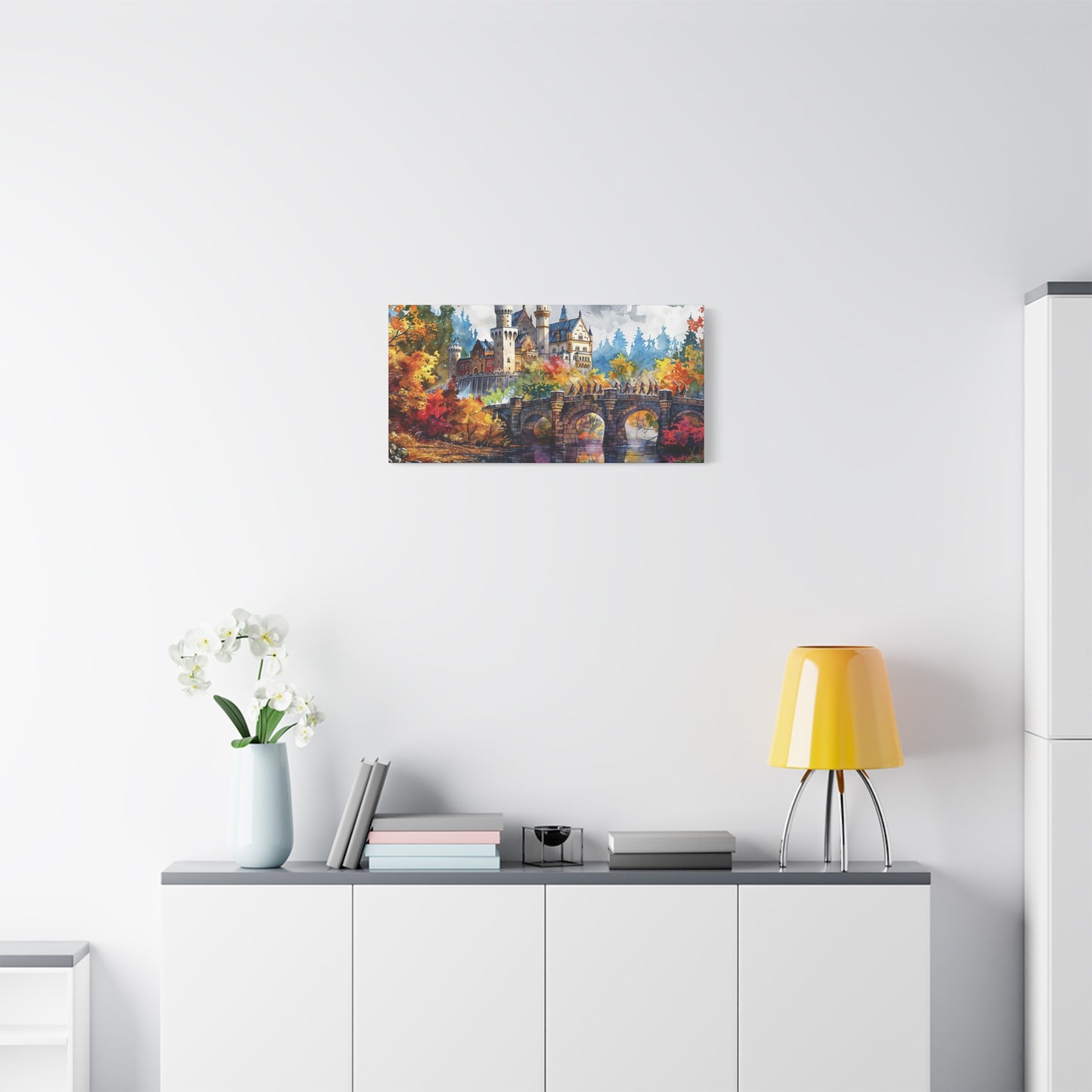 Matte Canvas, Stretched, 1.25" - Castle