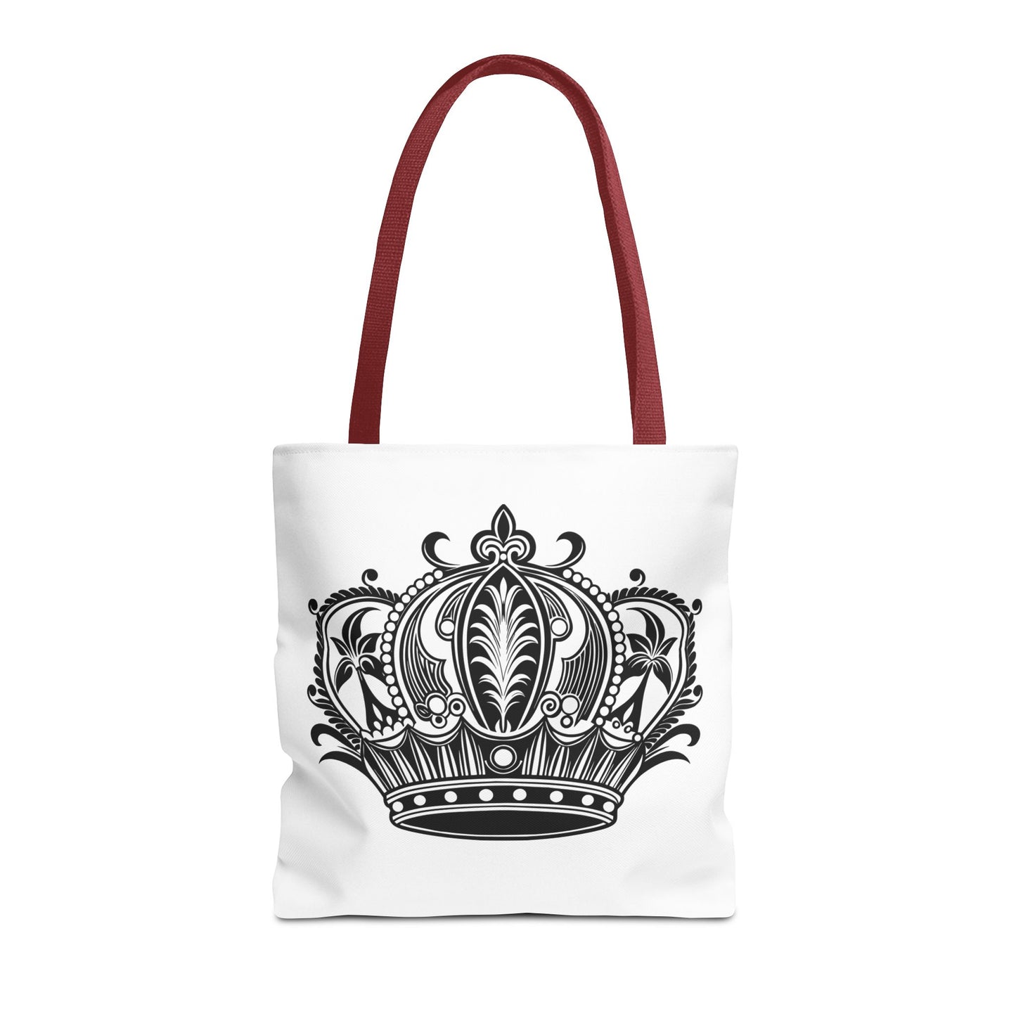 Crown Design Tote Bag, Royal Style Shopping Tote, Chic Grocery Bag, Gift for Her, Fashionable Accessories