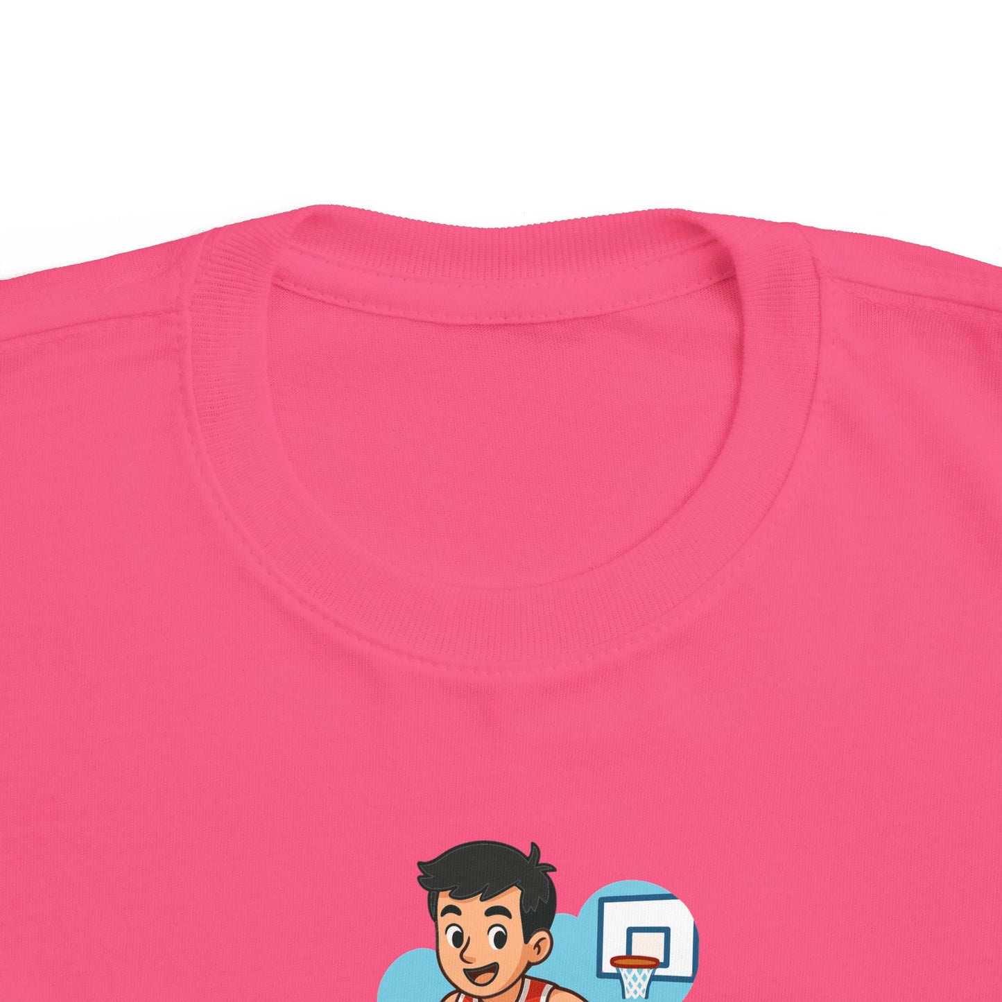 Toddler Basketball Tee, Fun Kids Graphic Shirt, Cute Toddler Sportswear, Toddler Birthday Gift, Playful Youth T-Shirt