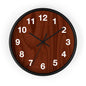 Natural Wood Wall Clock, Rustic Home Decor, Boho Style Clock, Modern Design, Gift for Housewarming, Office Clock