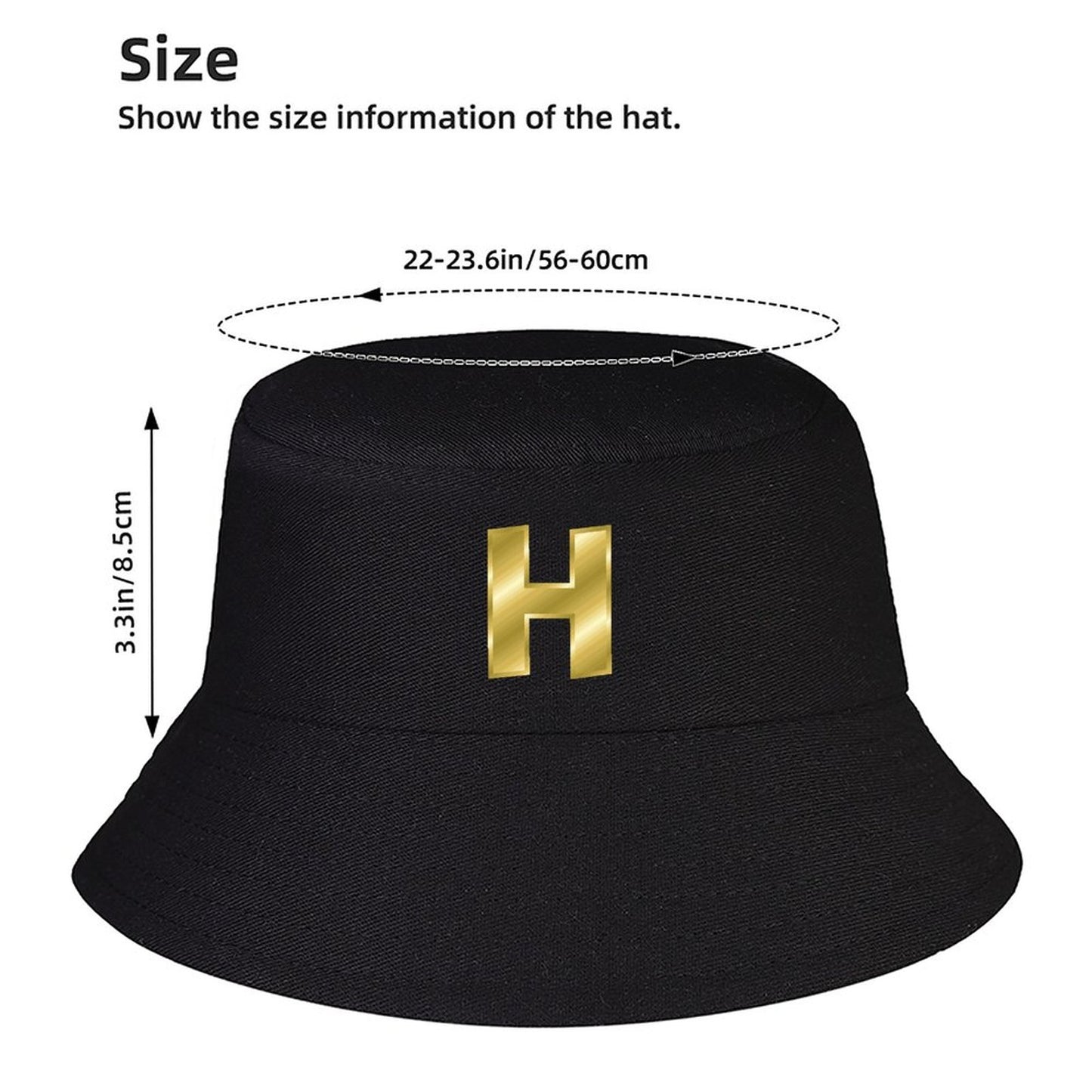 Fisherman Hat for Women & Men(Front Printing)