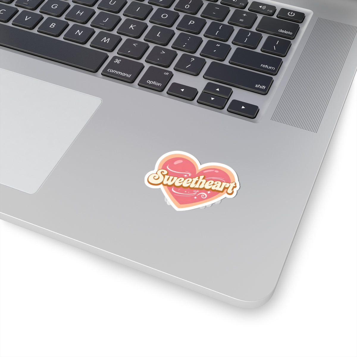 Sweetheart Heart Sticker — Kiss-Cut Love Decal for Laptops, Gifts & Valentines
