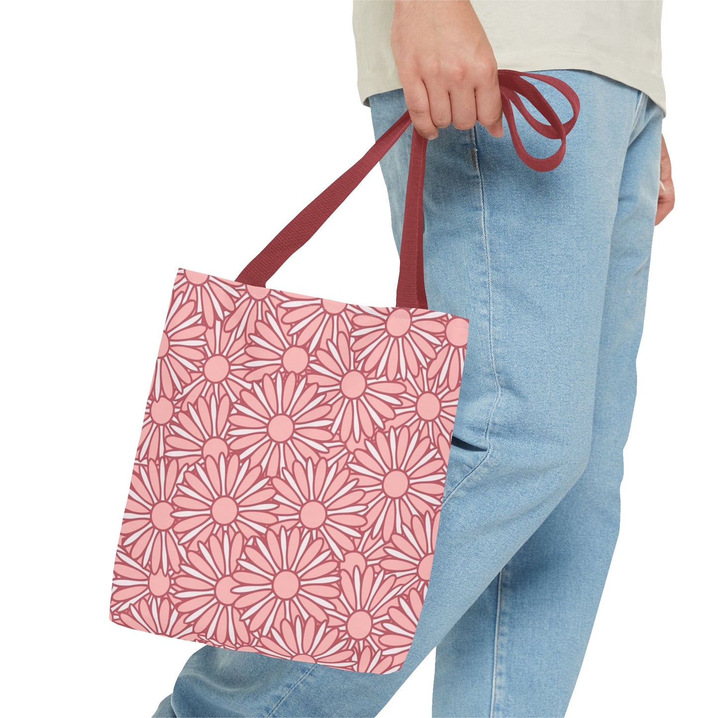 Charming Floral Tote Bag, Perfect for Spring, Eco-Friendly Shopping