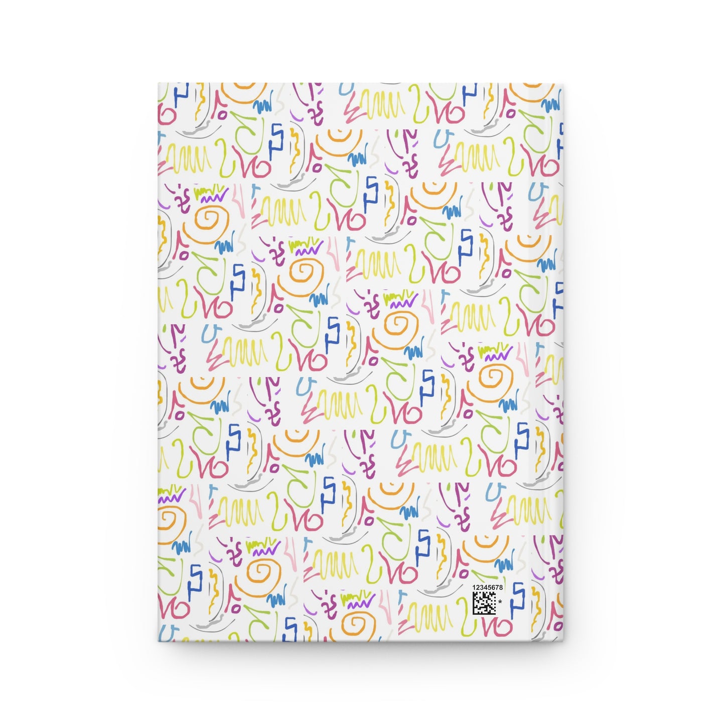 Colorful Abstract Hardcover Journal - Perfect for Creative Minds, Gift for Students, Daily Planner, Writing, Doodle Ideas, Art Journal