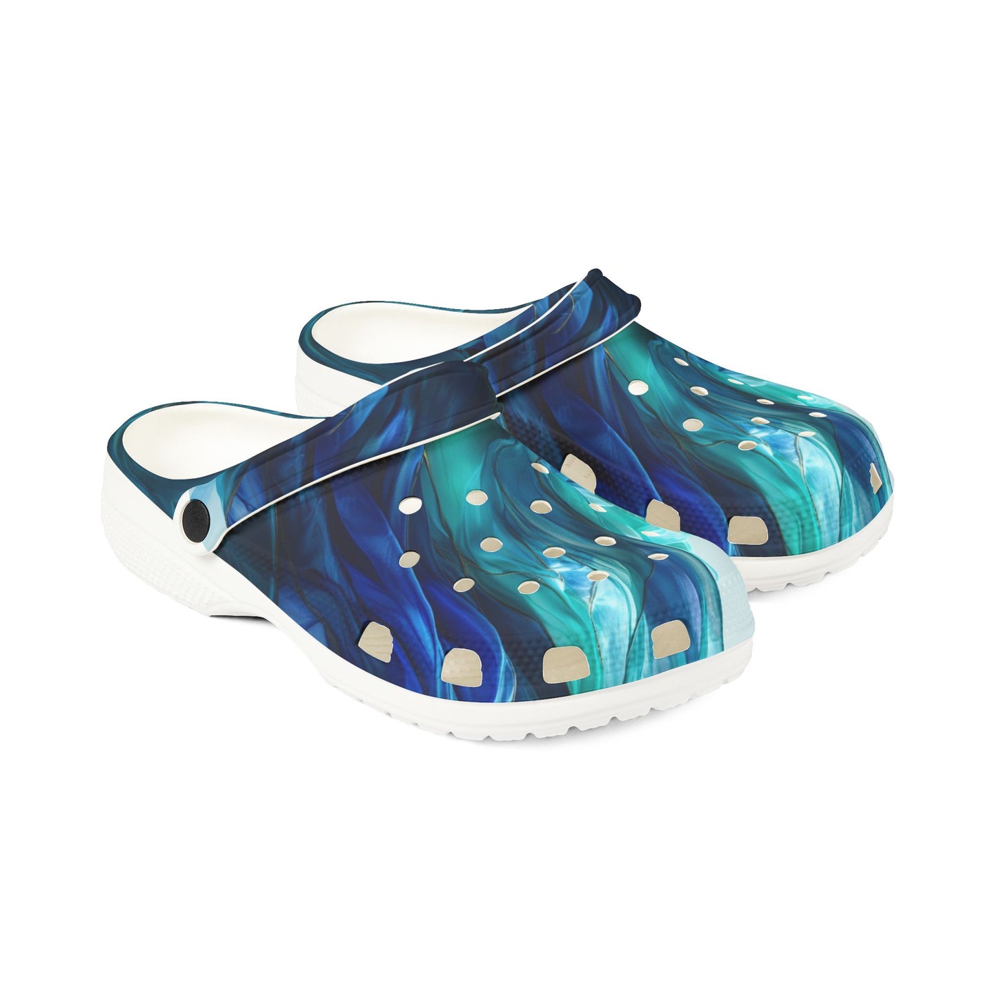 Ocean Wave EVA Foam Clogs — Comfortable Water-Friendly Slip-On Shoes