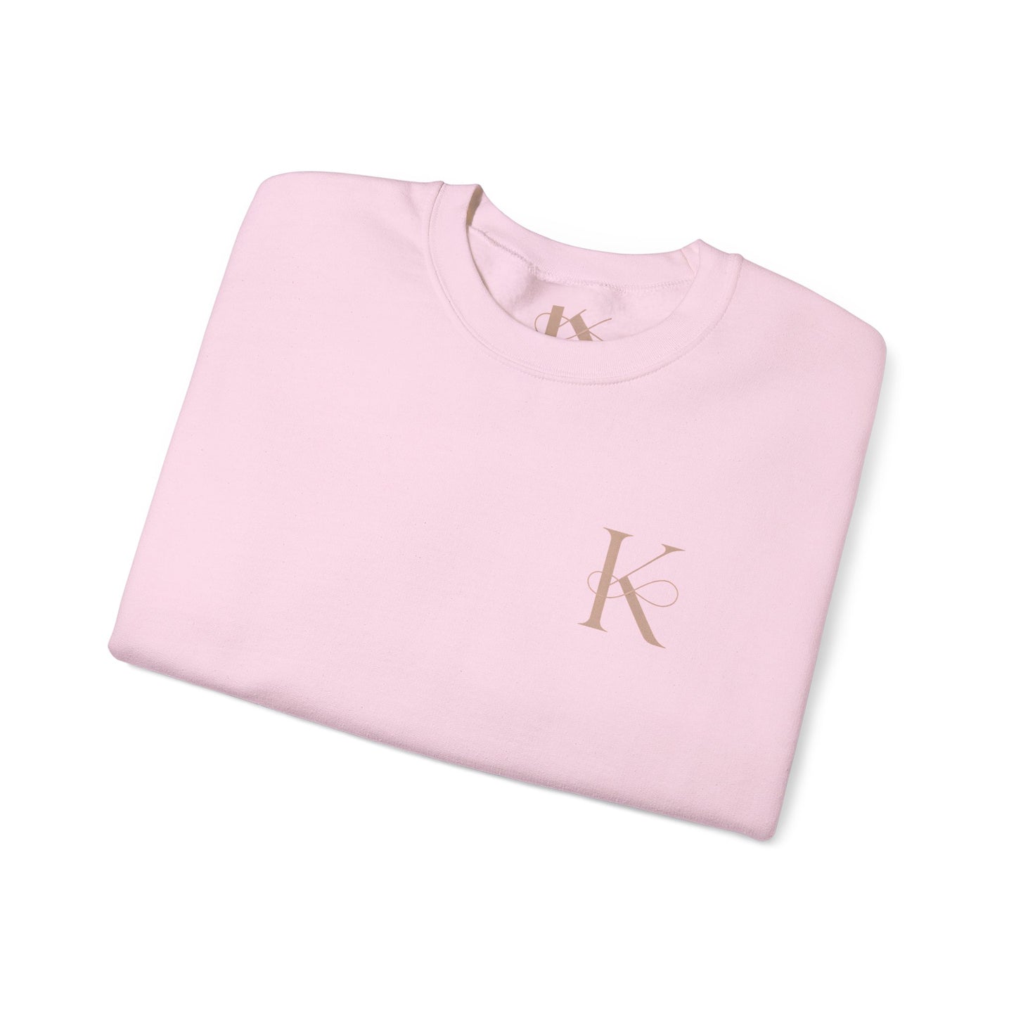 Minimalist Unisex Crewneck Sweatshirt with Initial Charm, Comfortable Lounge Wear, Gift for Him or Her, Casual Style, Everyday Essential