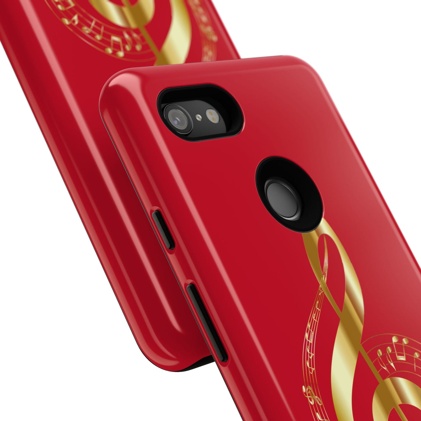 Tough Cases - Red Musical Note