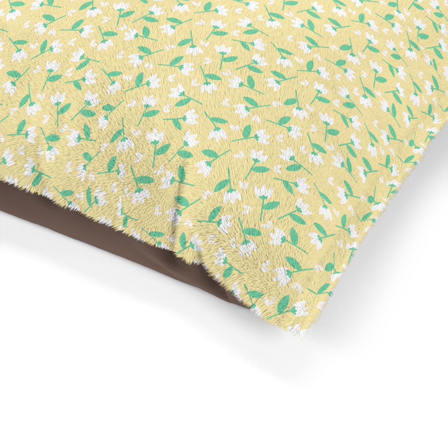 Cozy Floral Pet Bed for Small Dogs and Cats, Comfortable Pet Cushion, Spring Decor, Perfect Gift for Pet Lovers, Machine Washable