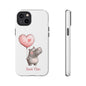 Cute Hippo Phone Case - Good Vibes Design, Animal Lover Gift, Fun Accessory, Birthday Present, Phone Accessories