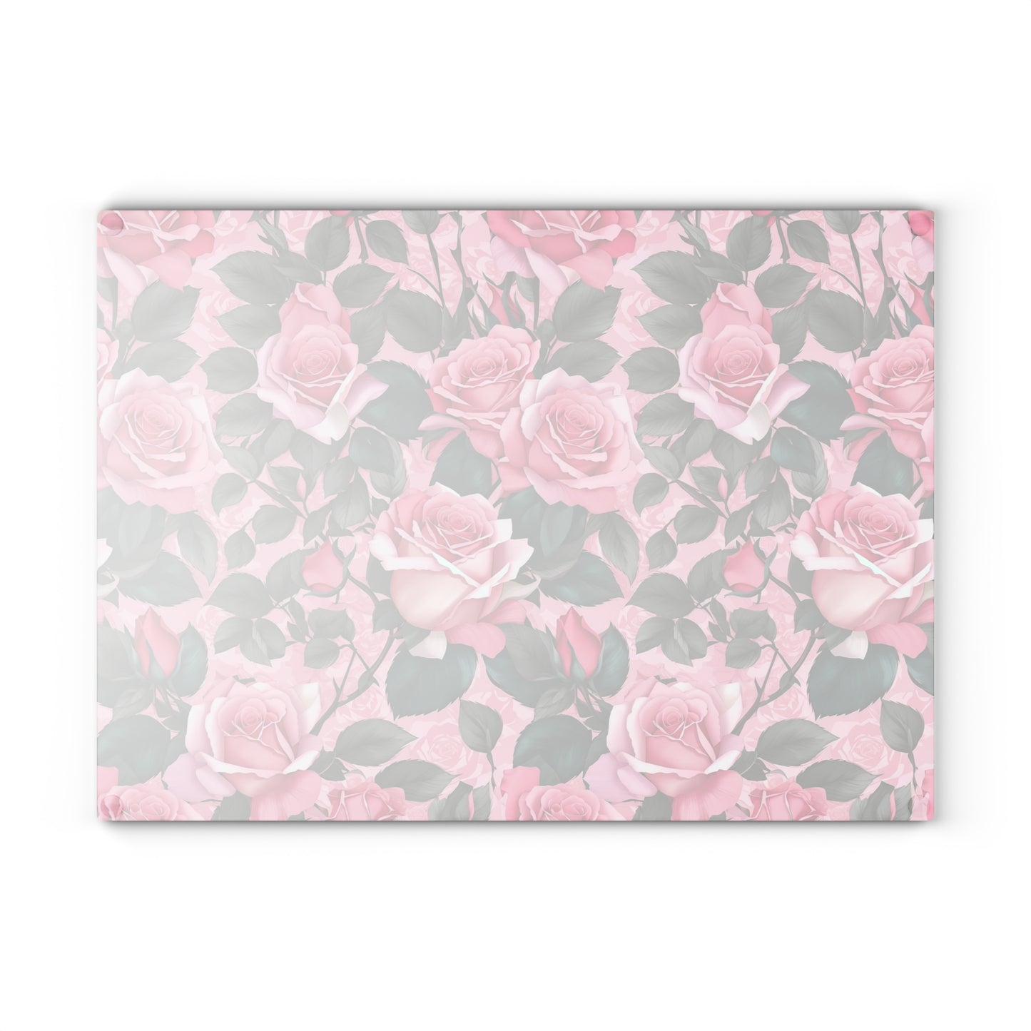 Floral Glass Cutting Board - Elegant Kitchen Decor, Gift for Her, Wedding Gift, Housewarming Present, Kitchen Accessory