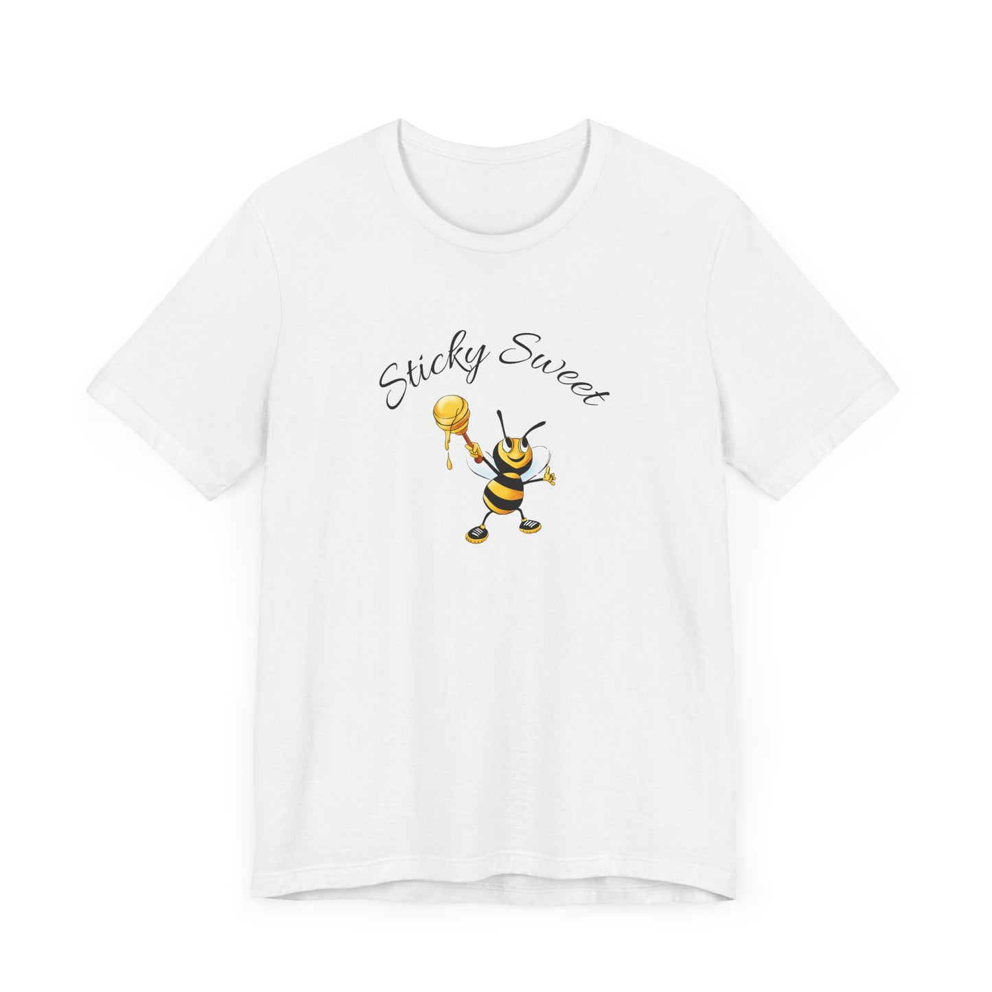 Sticky Sweet Bee Unisex Tee, Cute Bee T-Shirt, Honey Lover Gift