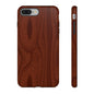Wood Grain Phone Case, Stylish Tough Cases, Nature-Inspired Protective Cover, Unique Gifts for Him and Her, Eco-Friendly Tech Accessory
