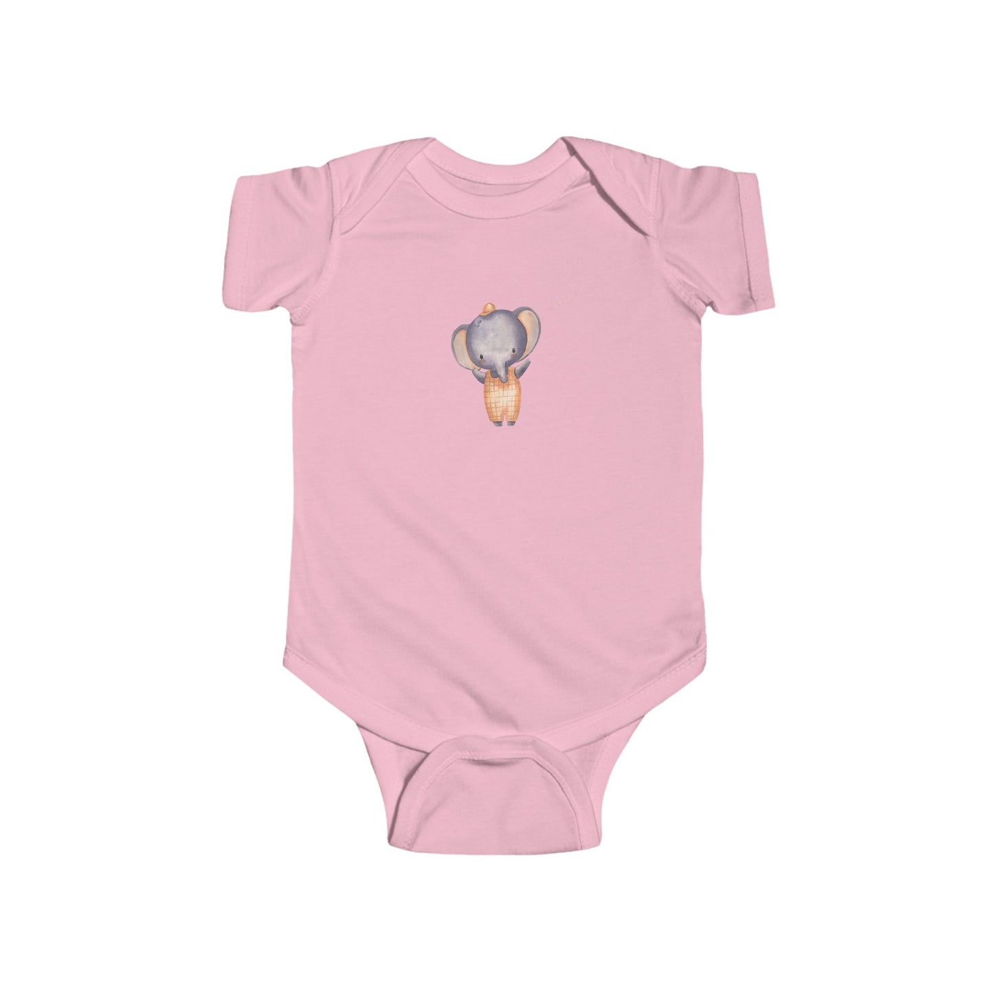 Cute Baby Bodysuit with Adorable Elephant Design, Infant Clothes, Baby Shower Gift, Newborn Outfit, Toddler Apparel