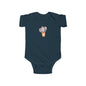 Cute Baby Bodysuit with Adorable Elephant Design, Infant Clothes, Baby Shower Gift, Newborn Outfit, Toddler Apparel